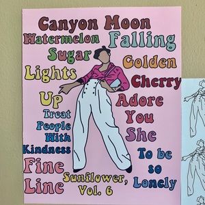 Harry Styles Fine Line Print